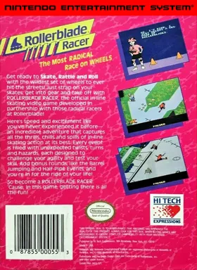 Rollerblade Racer (USA) box cover back